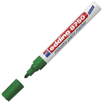 Marker industrijski lakirajući 2-4 mm Edding 8750 zeleni