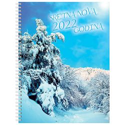 Uložak za stolni kalendar-spiralni uvez samoljepljiv