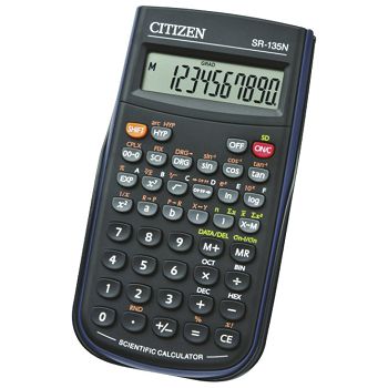 Kalkulator tehnički  82mjesta 128 funkcija Citizen SR135N crni blister