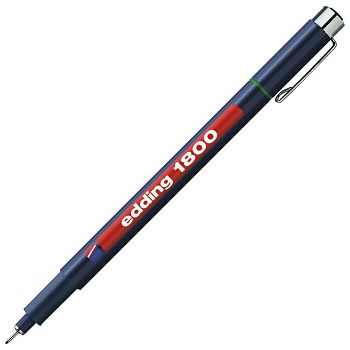 Flomaster za tehničko crtanje profipen 0,1 mm Edding 1800 zeleni