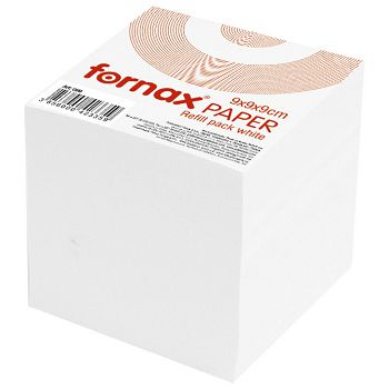 Papir za kocku 9x9x9cm Fornax bijeli