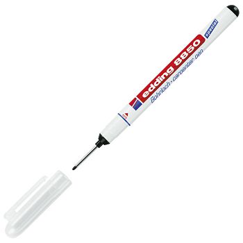 Marker tesarski 0,7-1 mm Edding 8850 crni blister