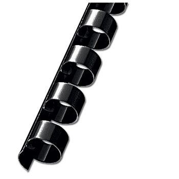 Spirala plastična fi-19 mm pk100 Fornax crna