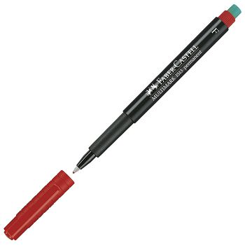 Marker permanentni 0,6 mm Multimark Faber-Castell 151321 crveni