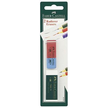 Gumica 7081 pk2 Faber-Castell 188296 blister!!