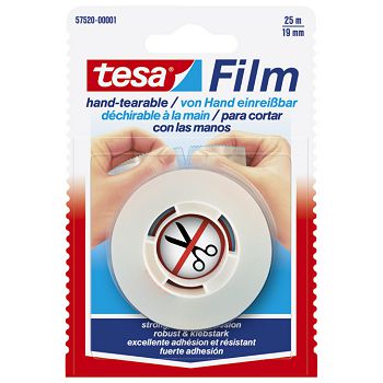 Traka ljepljiva 19 mm/25m Tesafilm Tesa 57520 prozirna blister