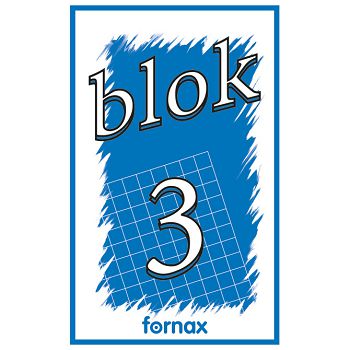 Blok za bilješke  80x130 mm 50L br.3 Fornax
