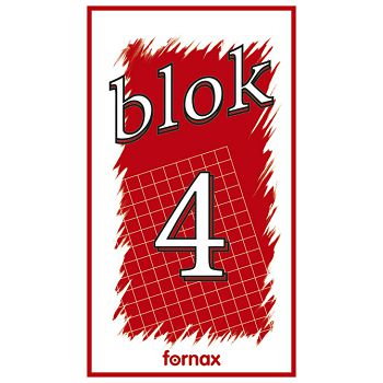 Blok za bilješke  90x160 mm 50L br.4 Fornax