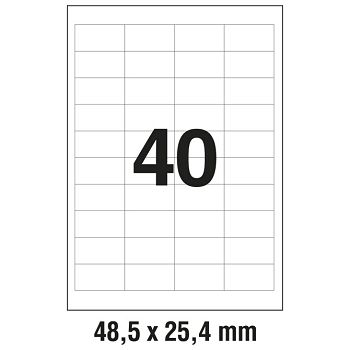 Etikete ILK  48,5x25,4 mm pk100L Zweckform 3657