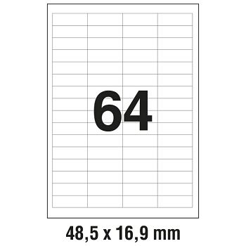 Etikete ILK  48,5x16,9 mm pk100L Zweckform 3667