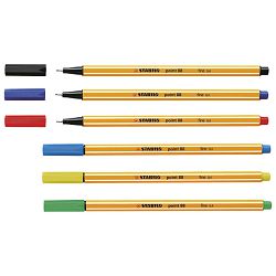 Flomaster 0,4 mm Point 88/40 Stabilo crveni
