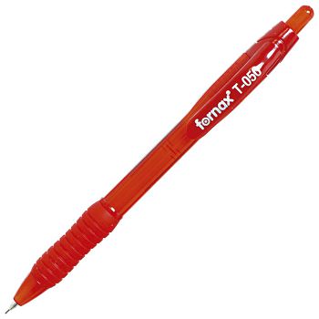Olovka tehnička 0,5 mm grip T-050 Fornax crvena