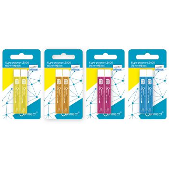 Mine 0,5 mm HB super polymer pk2 Connect sortirano blister
