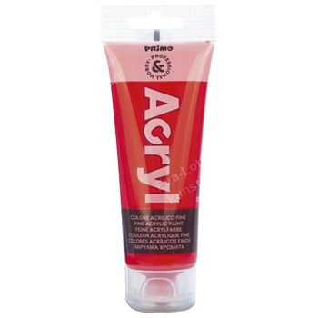 Boja akrilna  75ml pvc tuba Primo 420TA75300 crvena
