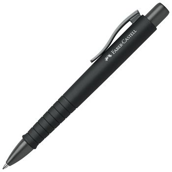 Olovka kemijska gumirana Poly Ball Urban XB Faber-Castell 241190 crna