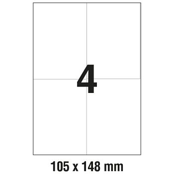 Etikete ILK 105x148 mm pk100L Zweckform 3483