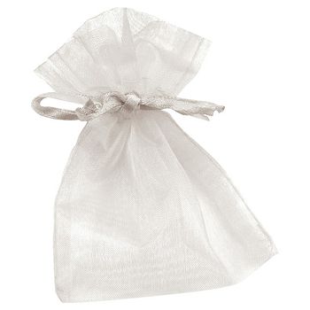 Vrećice ukrasne organdi 10x8 cm pk24 Knorr Prandell 21-6399410 bijele