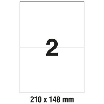 Etikete ILK 210x148 mm pk100L Zweckform 3655