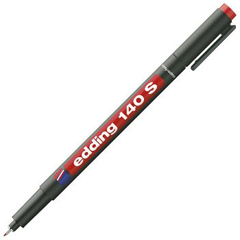 Marker OHP permanentni 0,3 mm Edding 140 S crveni