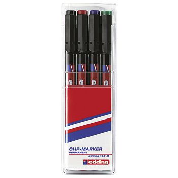 Marker OHP permanentni 1mm Edding 142 M/4 S blister