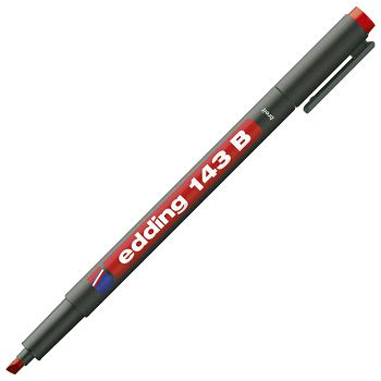 Marker OHP permanentni 1-3mm Edding 143 B crveni