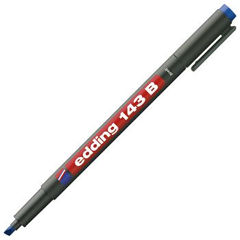 Marker OHP permanentni 1-3mm Edding 143 B plavi