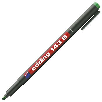 Marker OHP permanentni 1-3 mm Edding 143 B zeleni