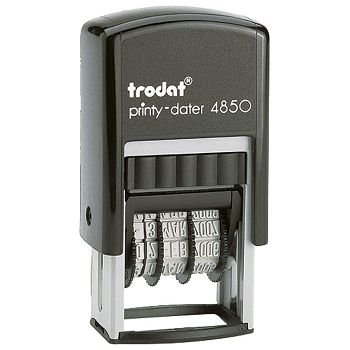 Printy-Datumar H-3,8 mm+tekst ploča 25x5 mm Trodat 4850
