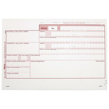 Obrazac HUB 3(1+2) set pk100 Fokus