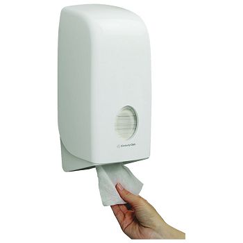 Držač toaletnog papira u listićima Aquarius Kimberly Clark 6946 bijeli