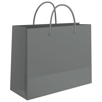 Vrećice ukrasne 50x37x12 cm sjajna plastifikacija Fornax srebrne
