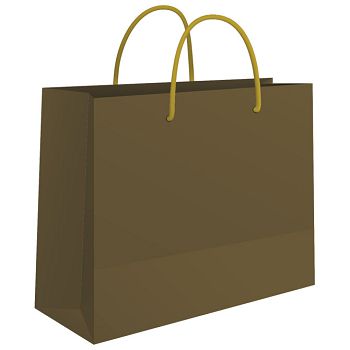 Vrećice ukrasne 50x37x12 cm sjajna plastifikacija Fornax zlatne