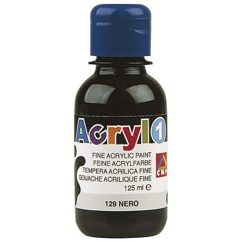 Boja akrilna 125ml Primo 402TA125800 crna
