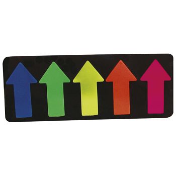 Zastavica 25x45 mm 5x25L strelice Global Notes 2683-09 sortirano blister