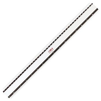 Ravnalo aluminijsko  30 cm (12inča) 1830 Mobius blister
