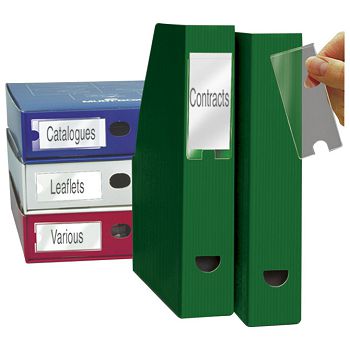 Etui za registrator samoljepljiv  55x150 mm+karton pk6 3L.(Djois)10340 blister