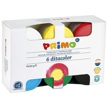 Boja tempera za ruke   50g u čaši 6boja Primo 226TD50S
