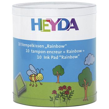 Jastučić za pečat 10boja Rainbow Heyda 20-48884 70