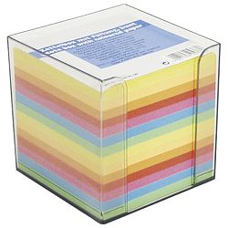 Blok kocka pvc  9,5x9,5cm s papirom u boji intenzivnoj Donau 7492001PL-99