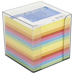 Blok kocka pvc  9,5x9,5 cm s papirom u boji intenzivnoj Donau 7492001PL-99