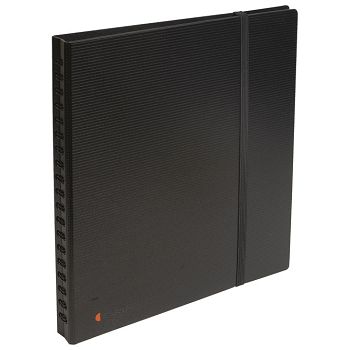 Album za vizitke 320 kartica s gumicom 25x26 cm Exactive Exacompta 75234E