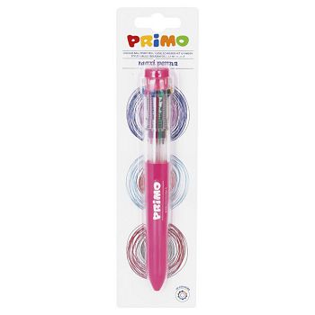 Olovka kemijska deseterobojna pvc Primo 626BIRO10 blister