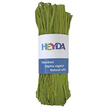 Rafija prirodna 50g Heyda 20-48877 95 svijetlo zelena