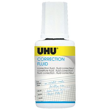 Korektor bočica 20ml solvent UHU L0181781