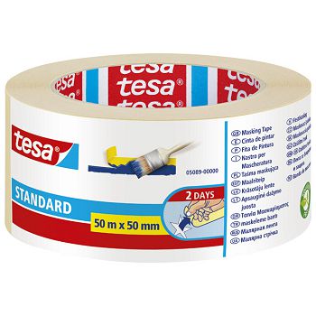 Traka ljepljiva krep 50 mm/50m Standard eko Tesa 5089