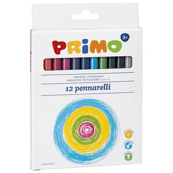 Flomaster školski  12boja Primo CMP.601PEN12 blister