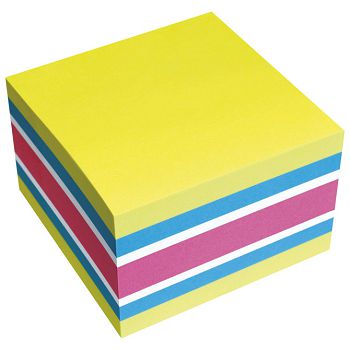 Blok samoljepljiv kocka 75x75 mm 450L Brilliant Global Notes 5654-51 sortirano