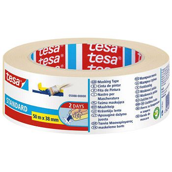 Traka ljepljiva krep 38 mm/50m Standard eko Tesa 5088