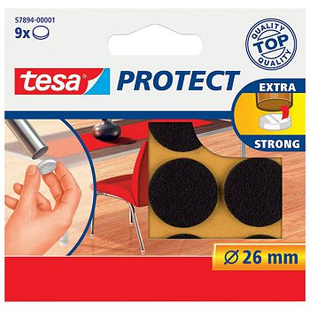 Podložak filc okrugli 26 mm pk9 Tesa 57894-1 smeđi!!