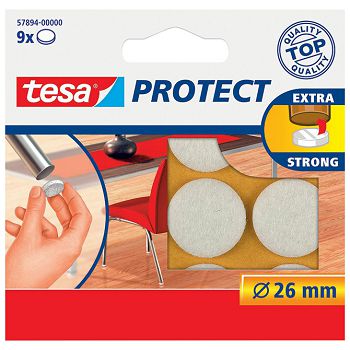 Podložak filc okrugli 26 mm pk9 Tesa 57894-0 bijeli!!